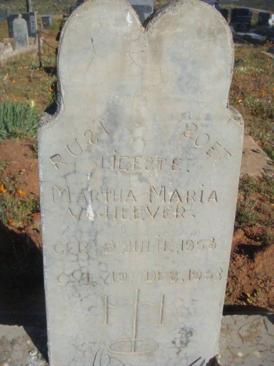 HEEVER Martha Maria, v.d. 1953-1953