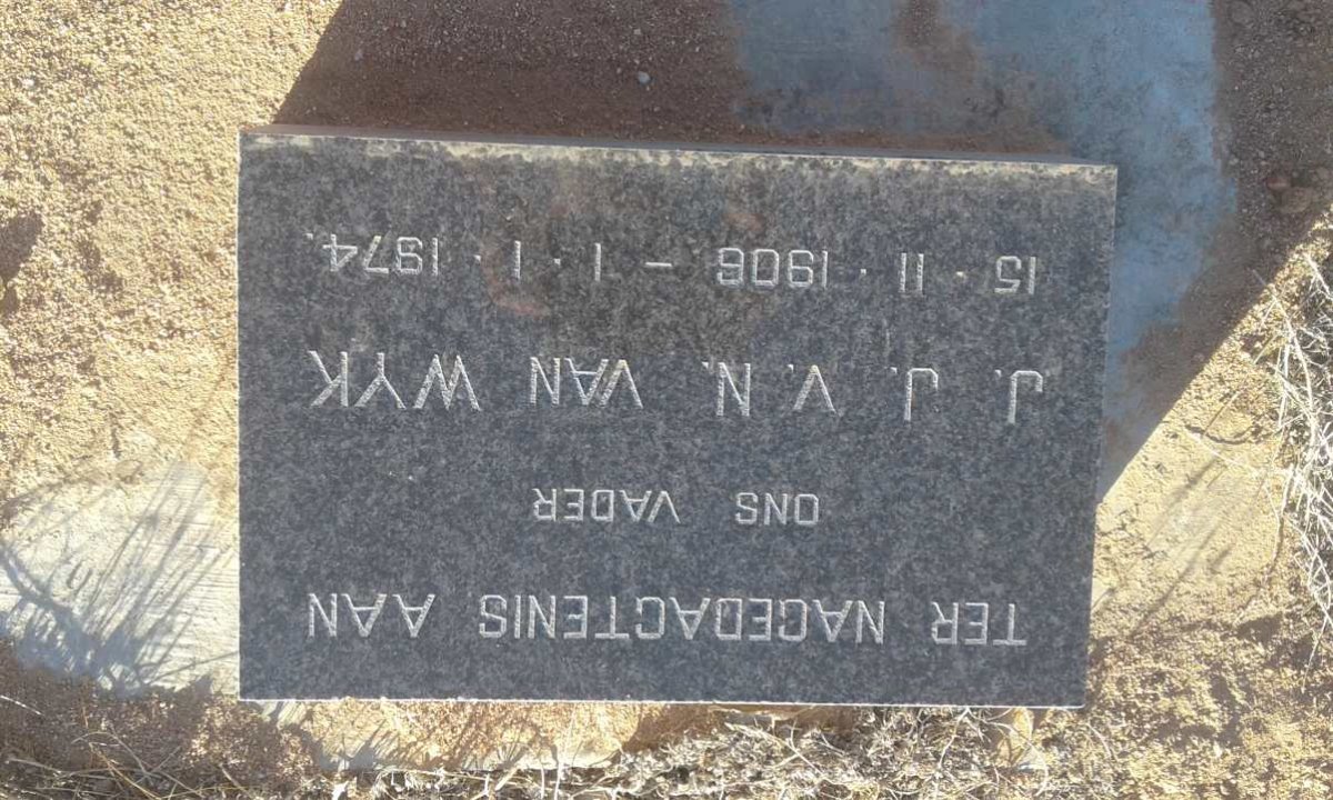 WYK J.J.v.N., van 1906-1974