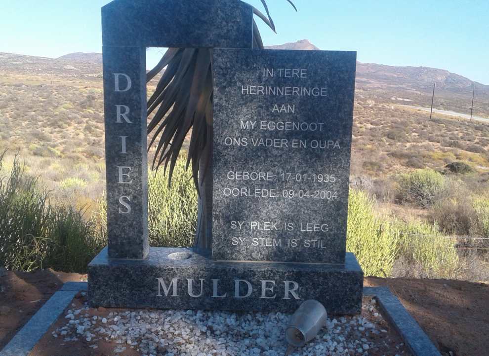 MULDER Dries 1935-2004