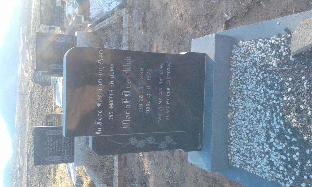 WYK Maria P.D., van 1898-1976