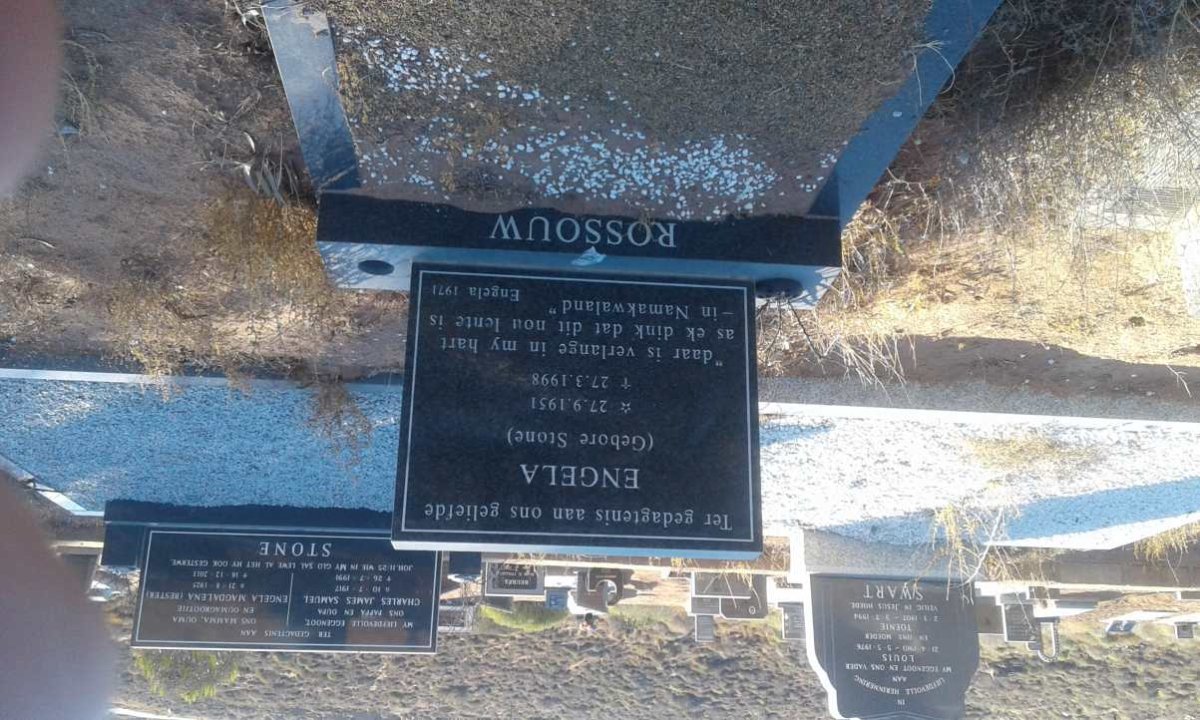 ROSSOUW Engela nee STONE 1951-1998