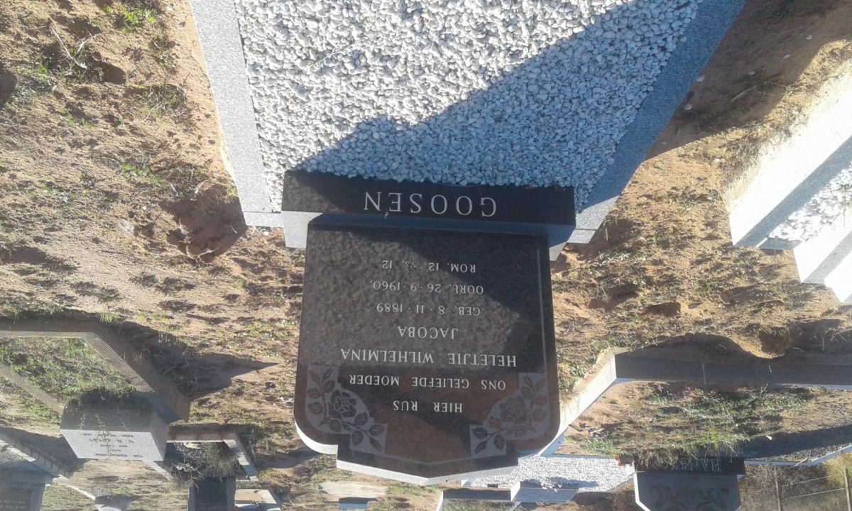 GOOSEN Heletjie Wilhelmina Jacoba 1889-1960
