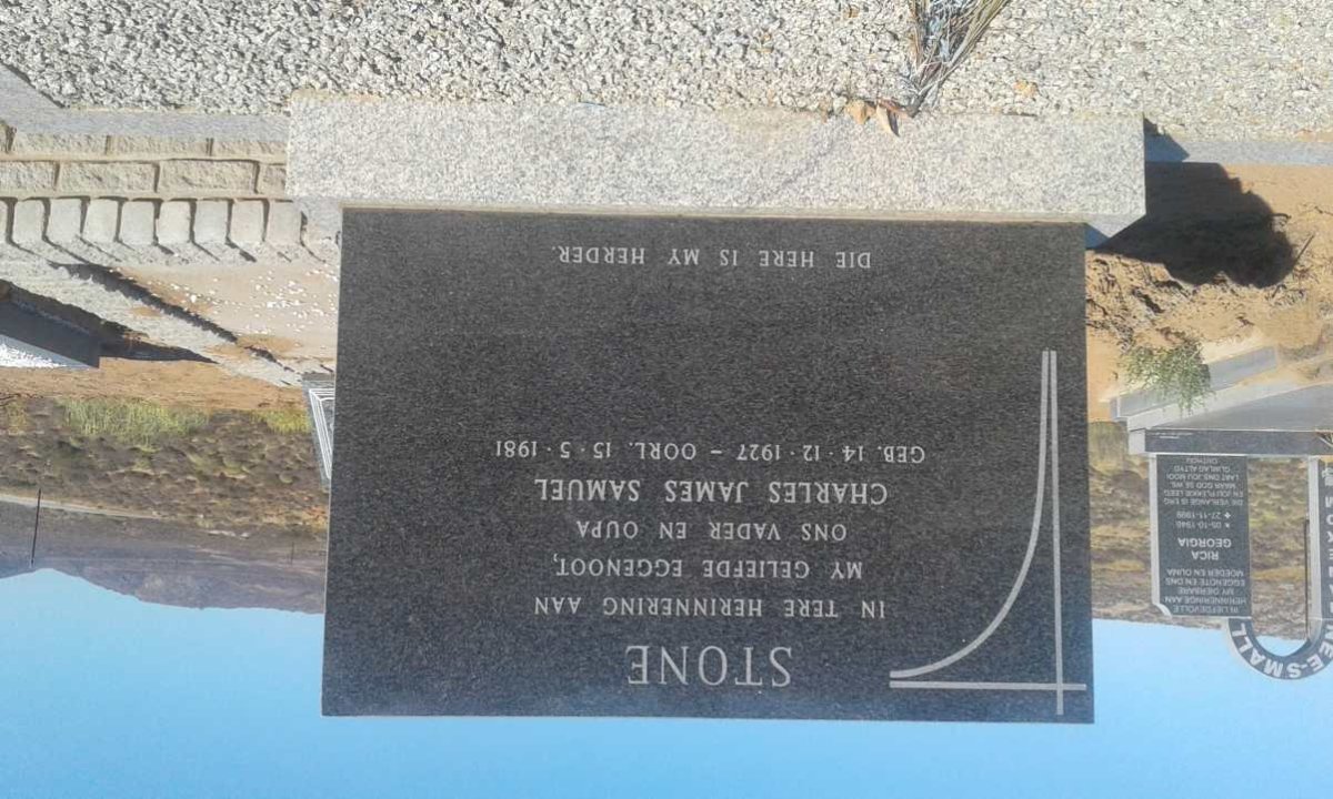 STONE Charles James Samuel 1927-1981