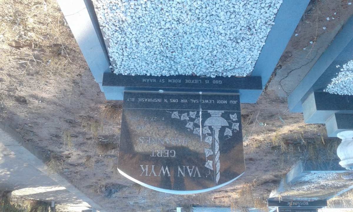 WYK Gert Johannes, van 1924-1986