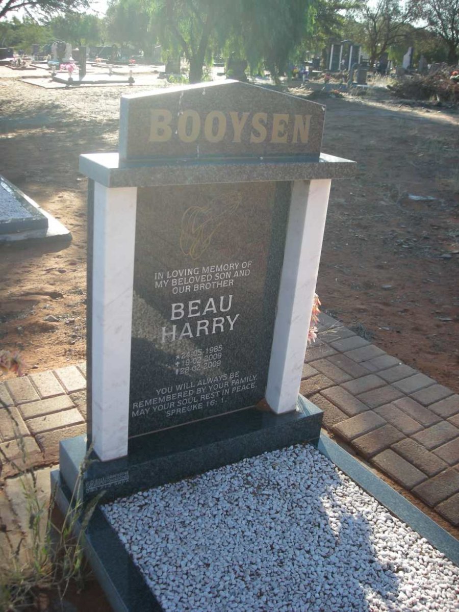 BOOYSEN Beau Harry 1985-2009