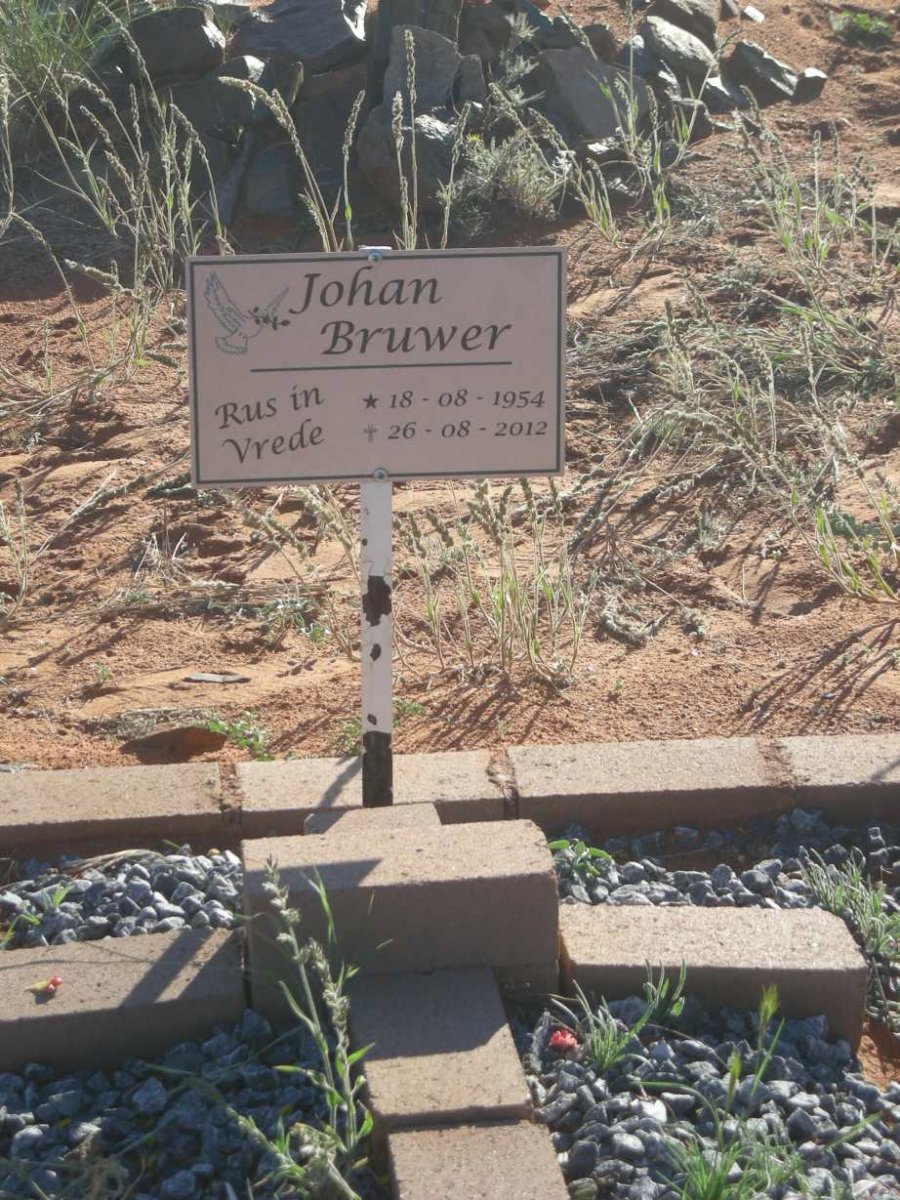 BRUWER Johan 1954-2012