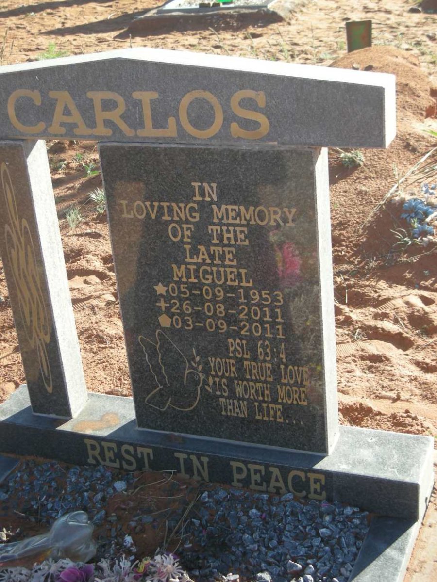 CARLOS Miguel 1953-2011