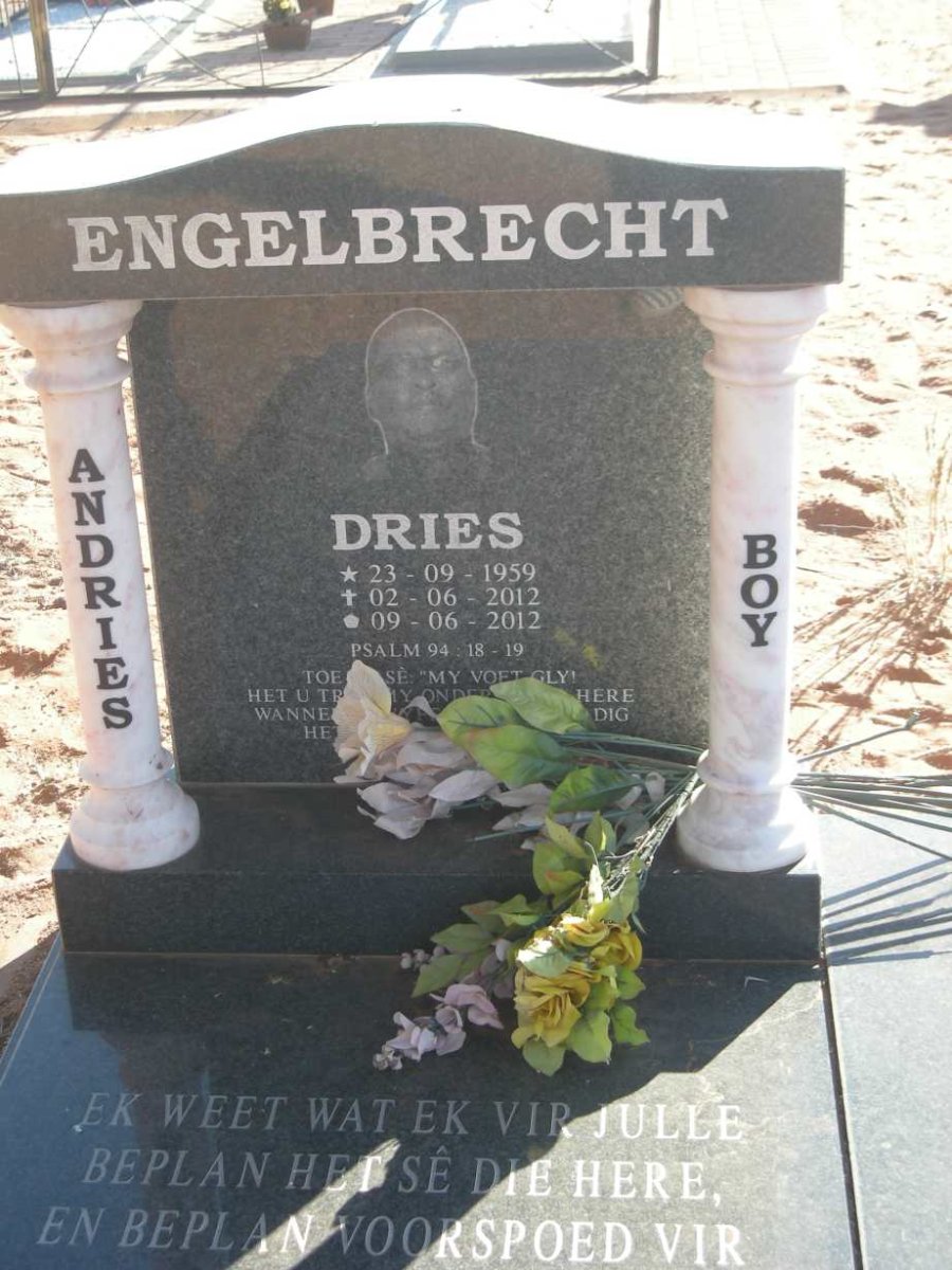ENGELBRECHT Andries Boy 1959-2012