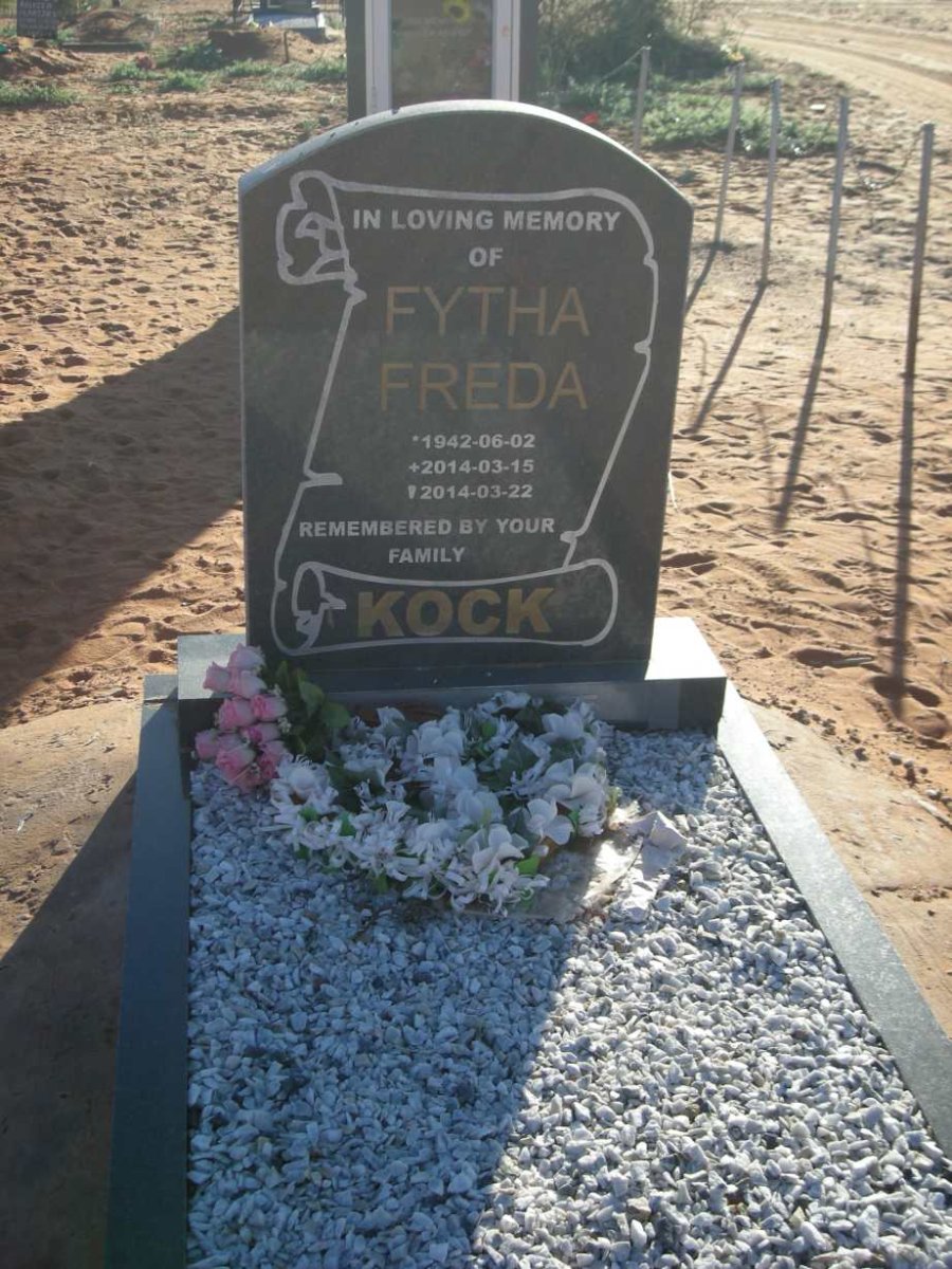 KOCK Fytha Freda 1942-2014
