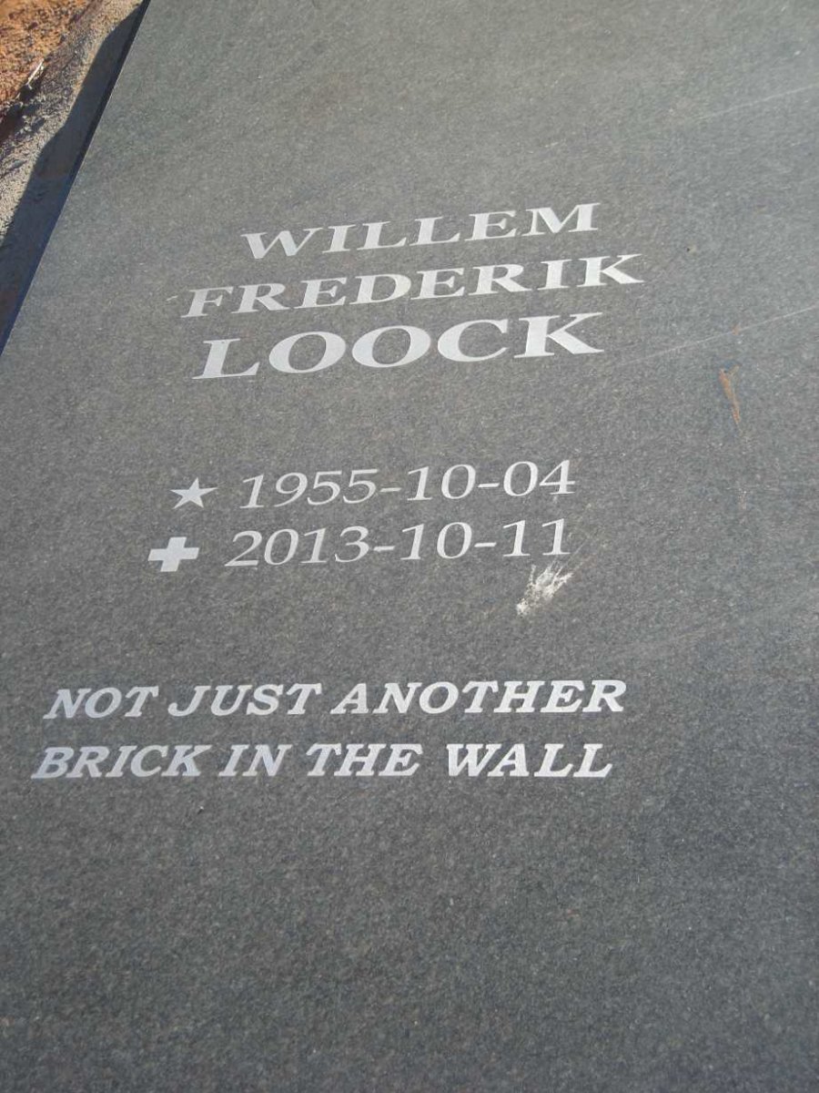 LOOCK Willem Frederik 1955-2013