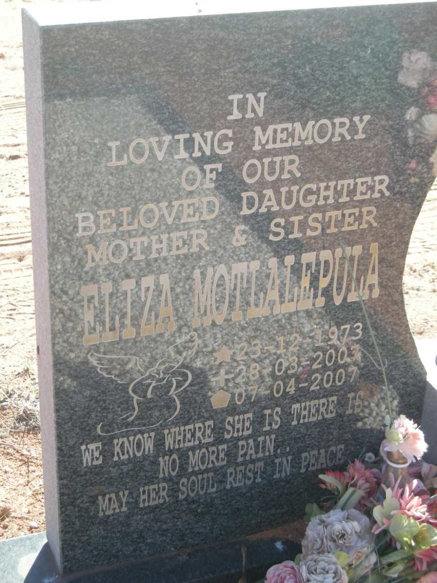 MOTLALEPULA Eliza 1973-2007