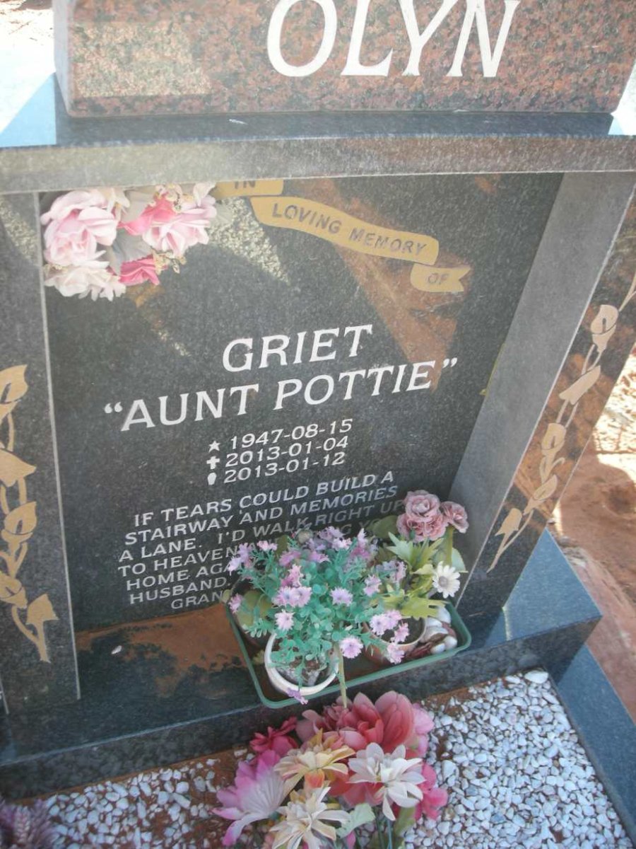 OLYN Griet 1947-2013