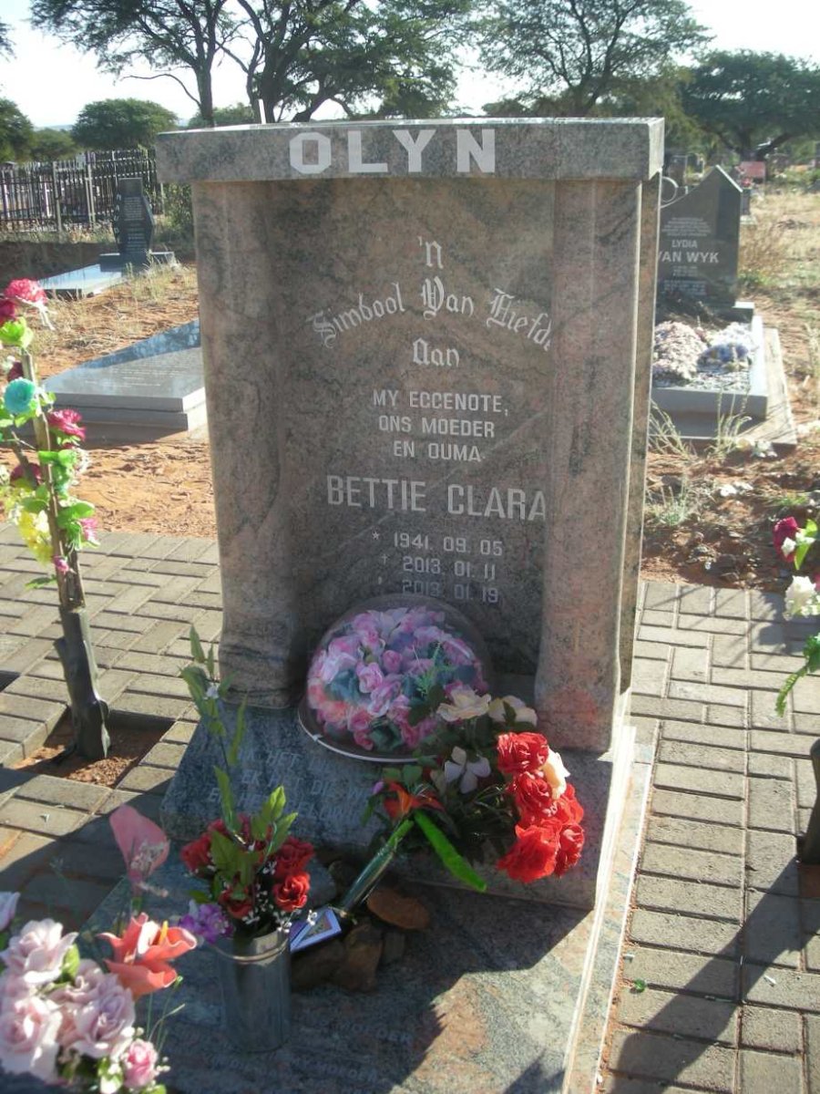 OLYN Bettie Clara 1941-2013
