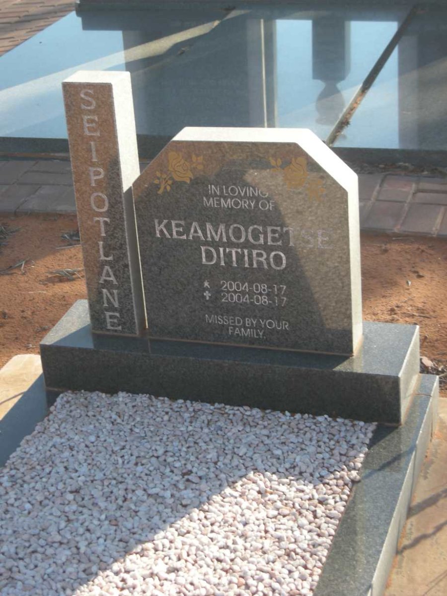 SEIPOTLANE Keamogetse Ditiro 2004-2004