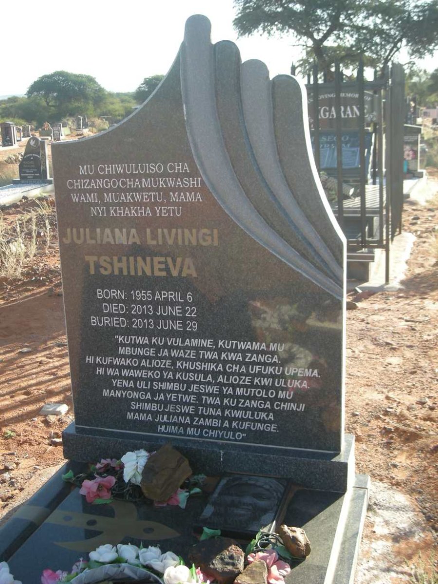 TSHINEVA Juliana Livingi 1955-2013