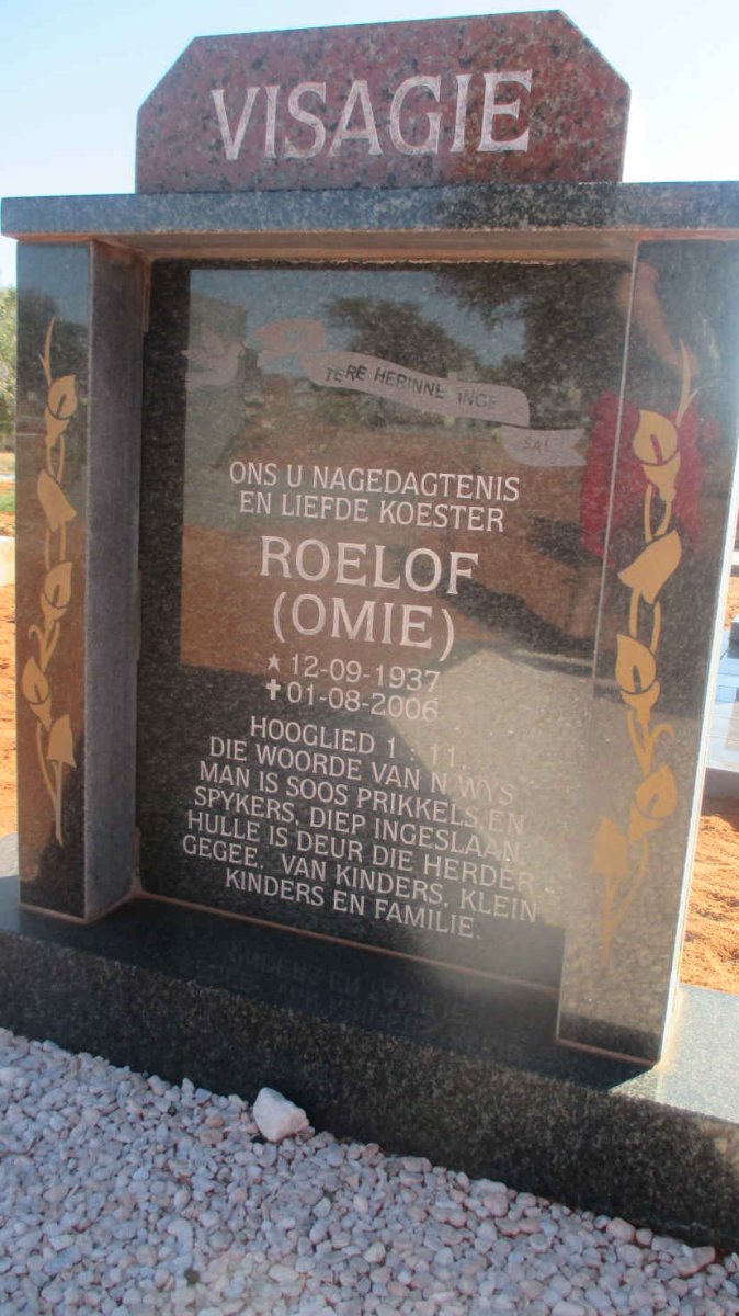 VISAGIE Roelof 1937-2006