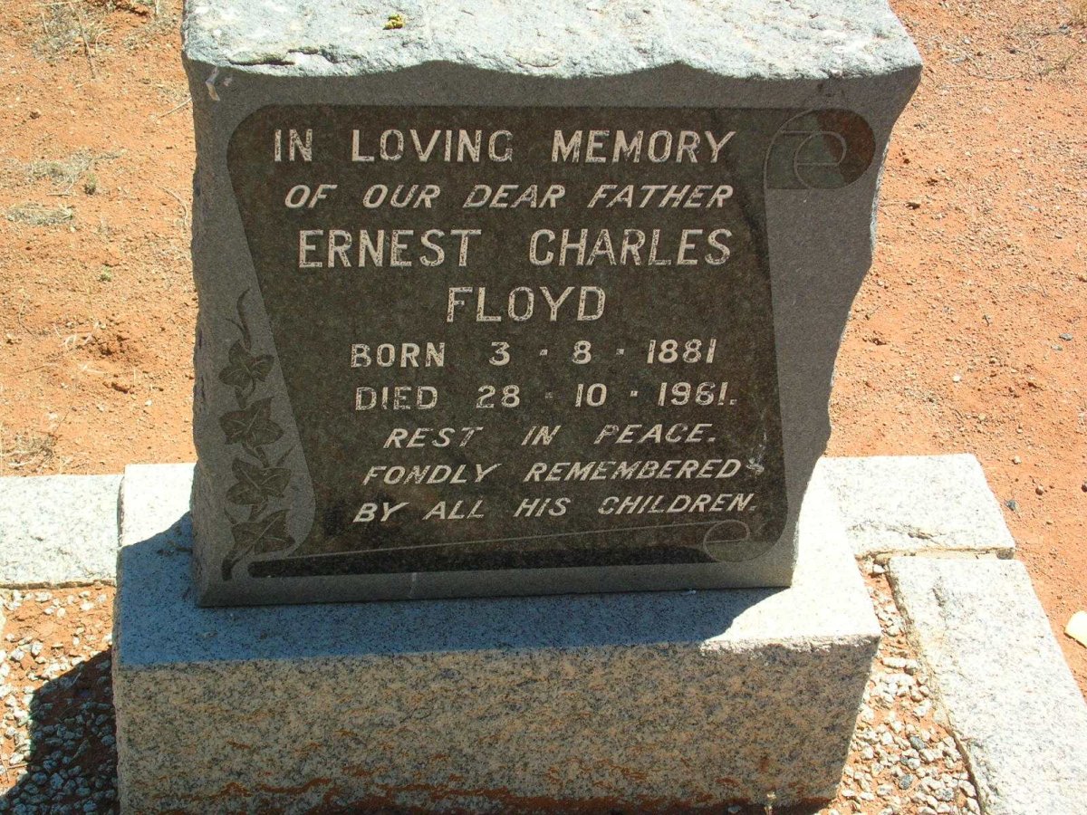FLOYD Ernest Charles 1881-1961