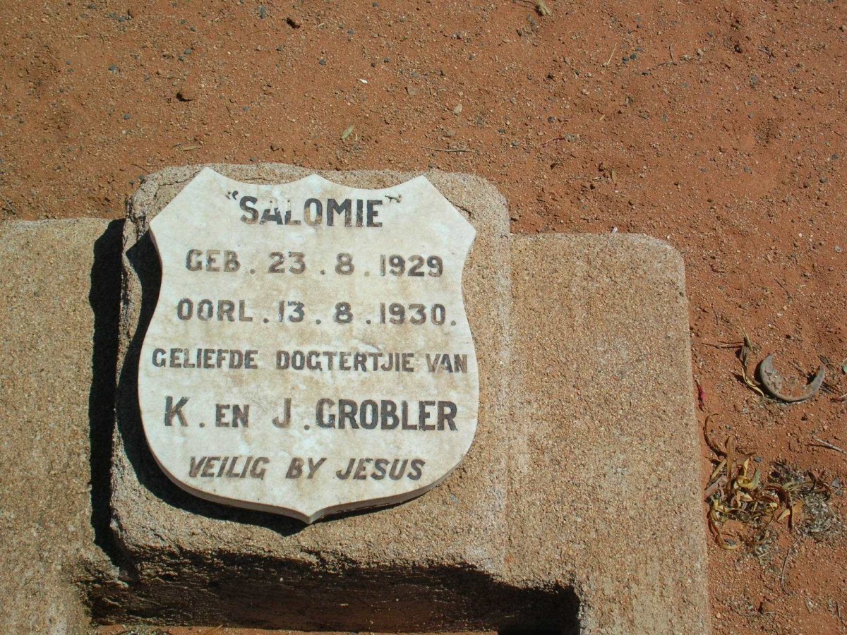 GROBLER Salome 1929-1930