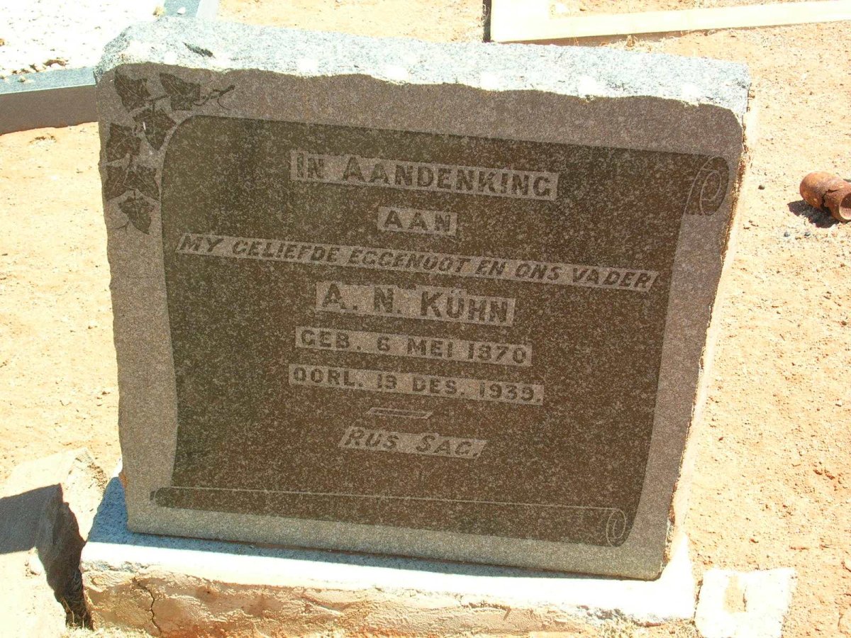 KUHN A.N. 1870-1939