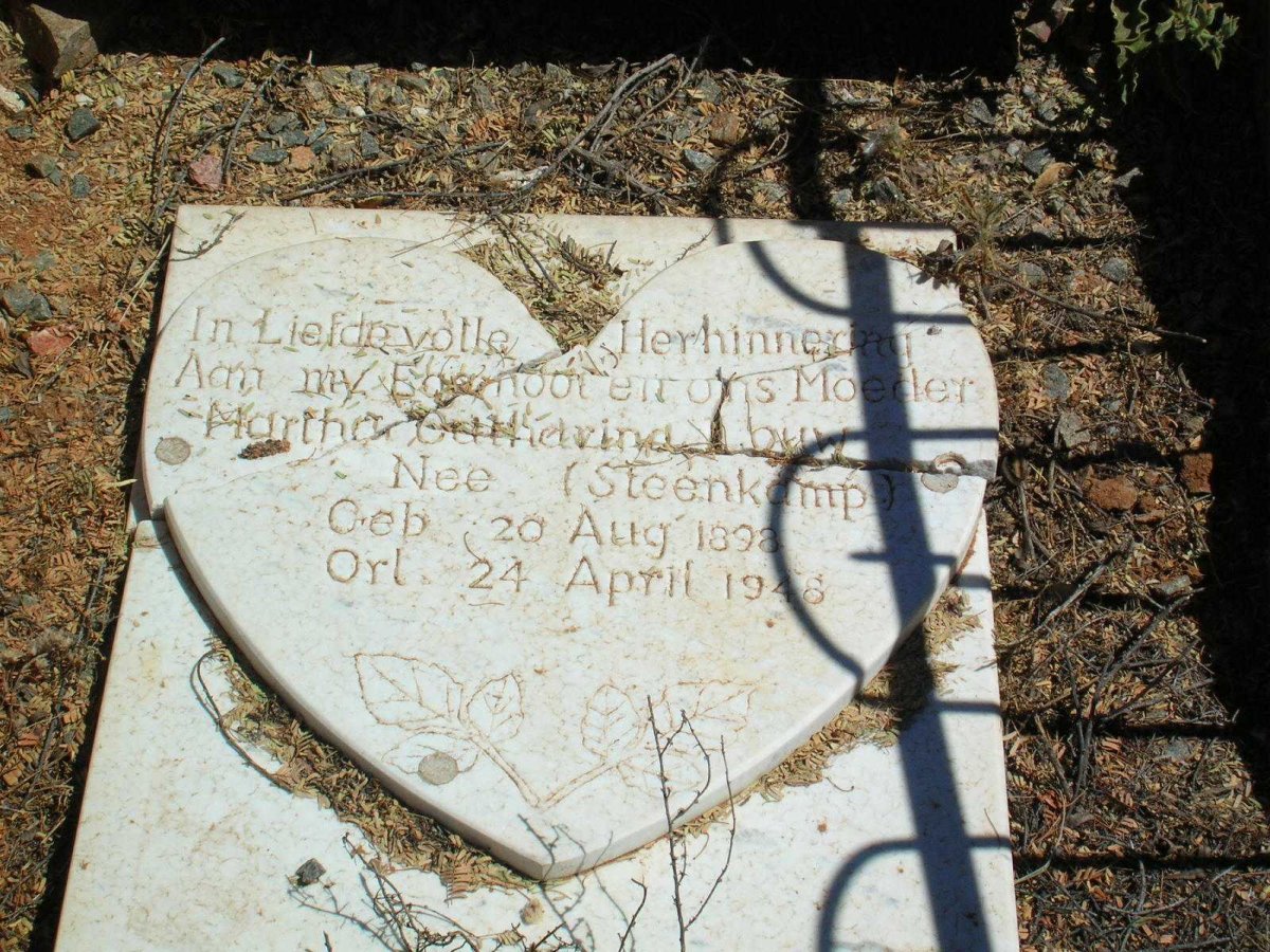 LOUW Martha Catherina geb. STEENKAMP 1898-1948