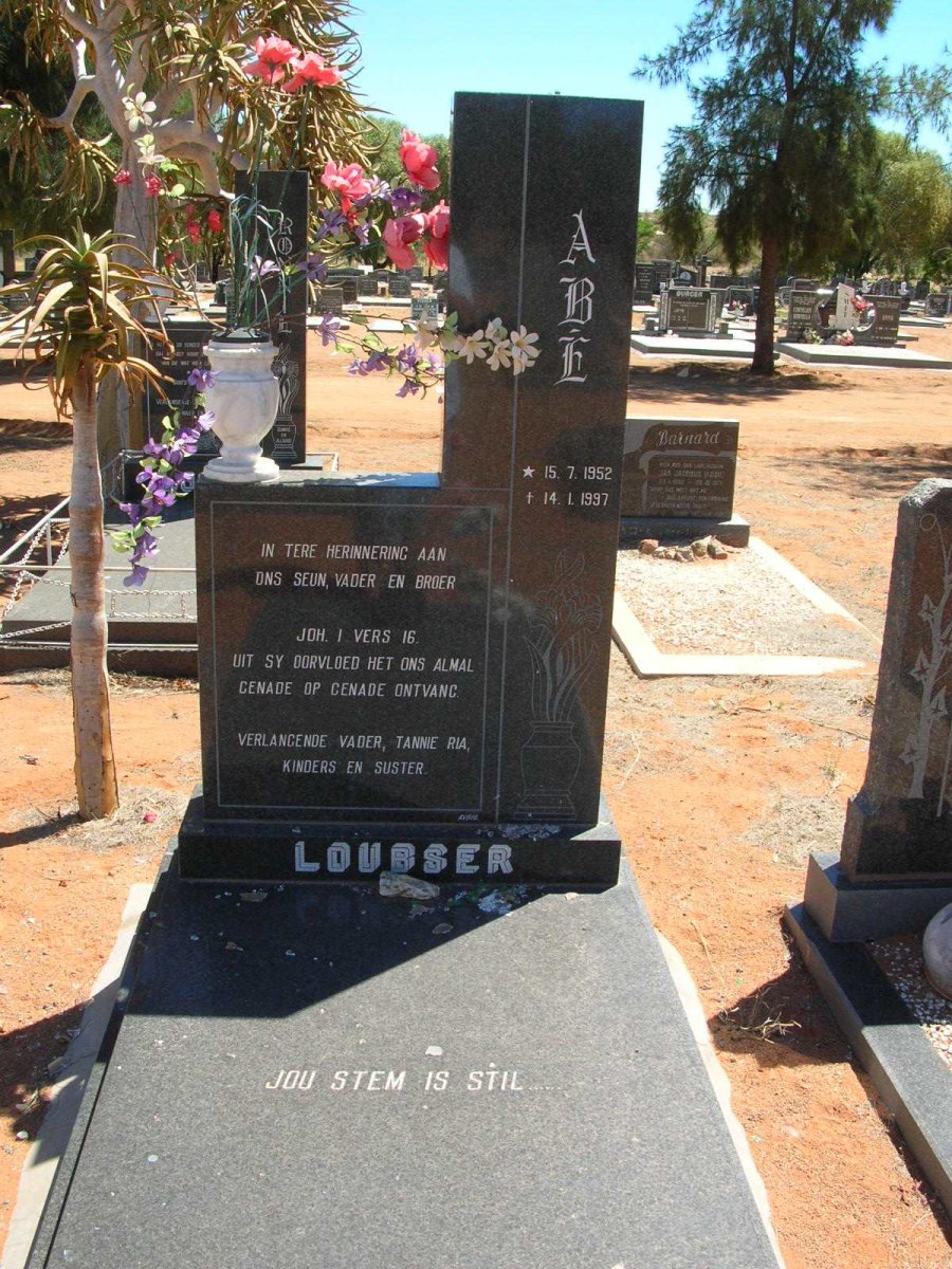 LOUBSER  Abe 1952-1997