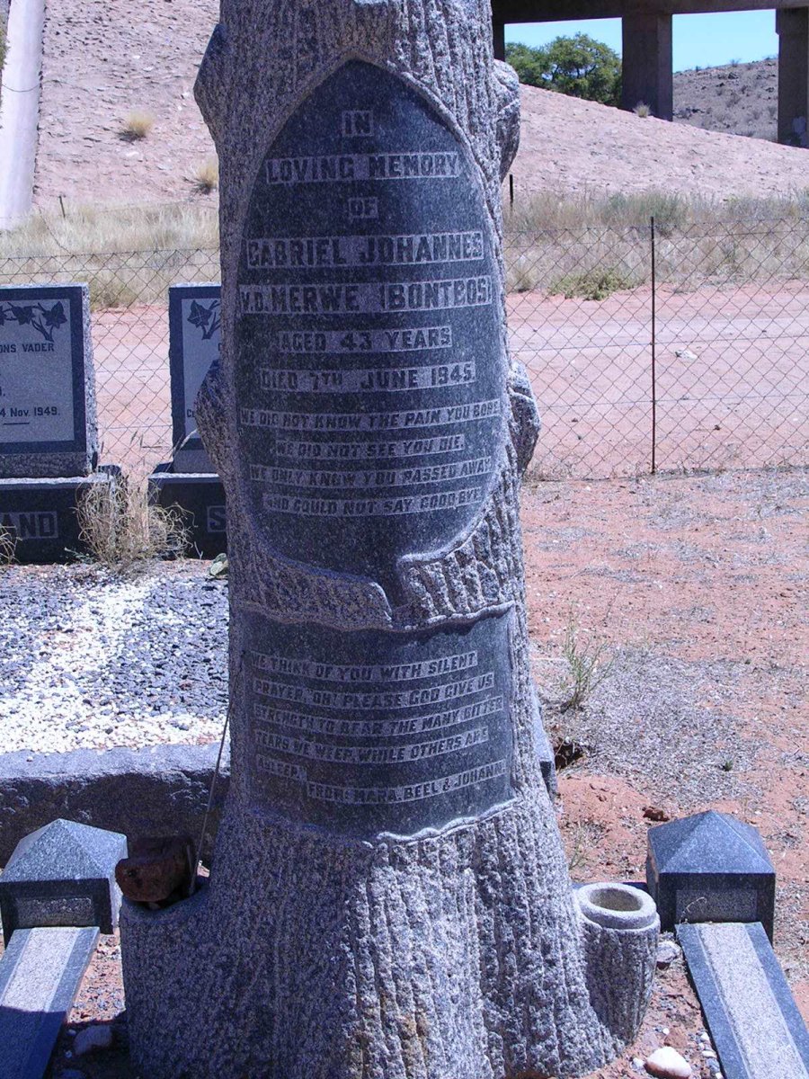 MERWE Gabriel Johannes, v.d. -1945