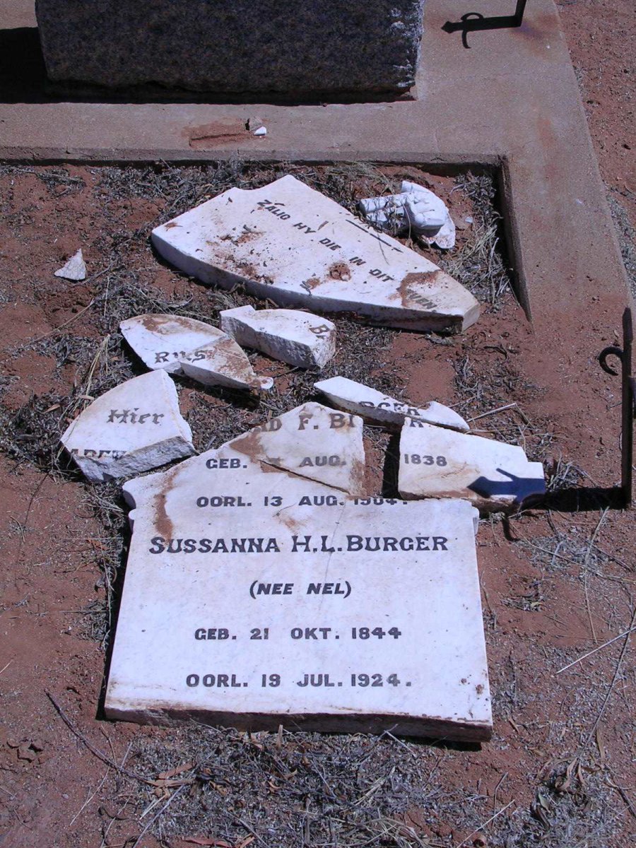 BURGER F. 1838-1904 &amp; Sussanna H.L. NEL 1844-1924