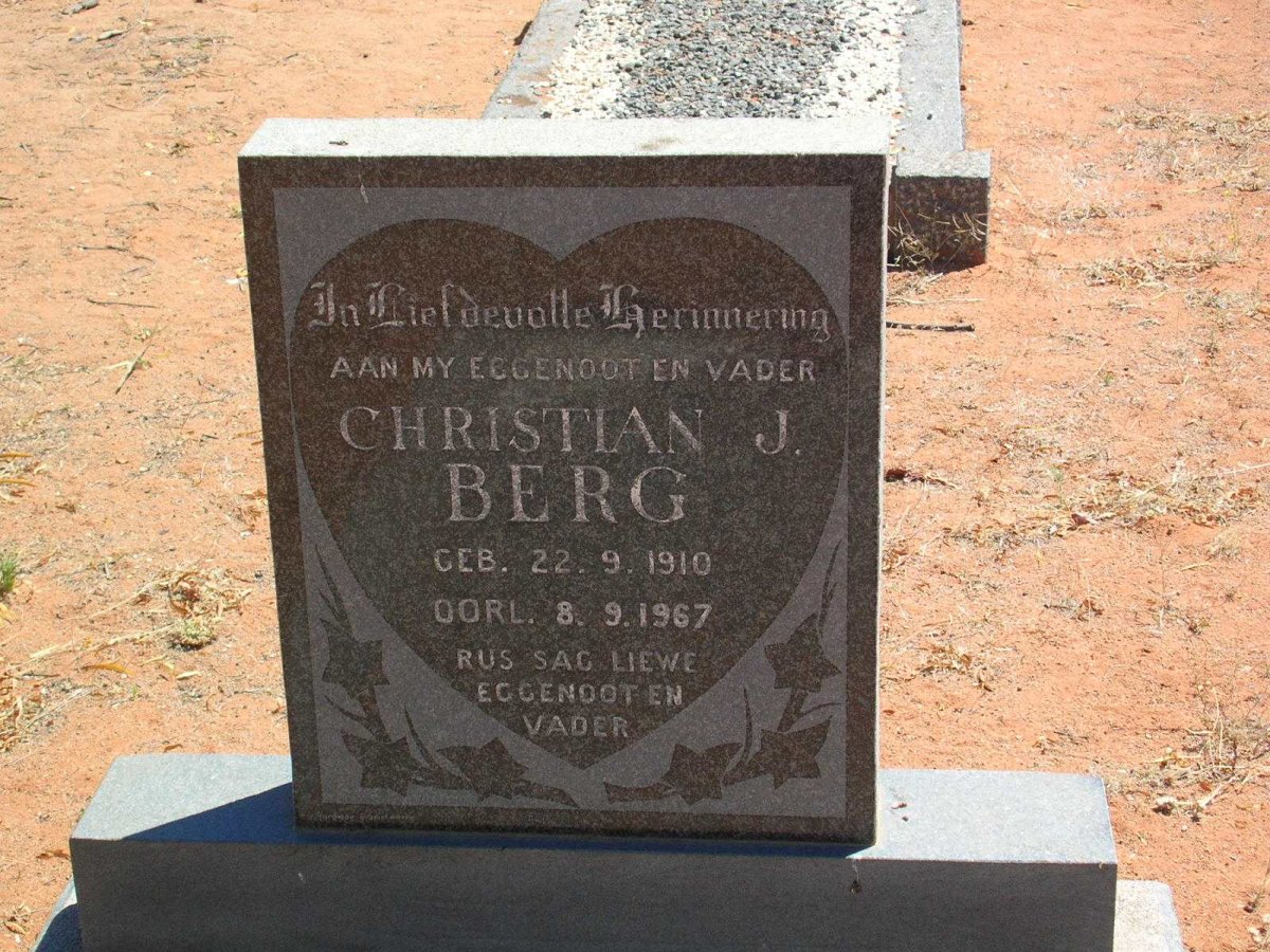 BERG Christian J. 1910-1967