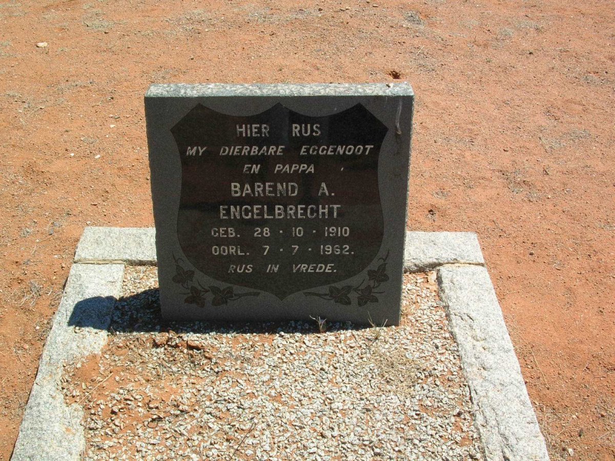 ENGELBRECHT Barend A. 1910-1962