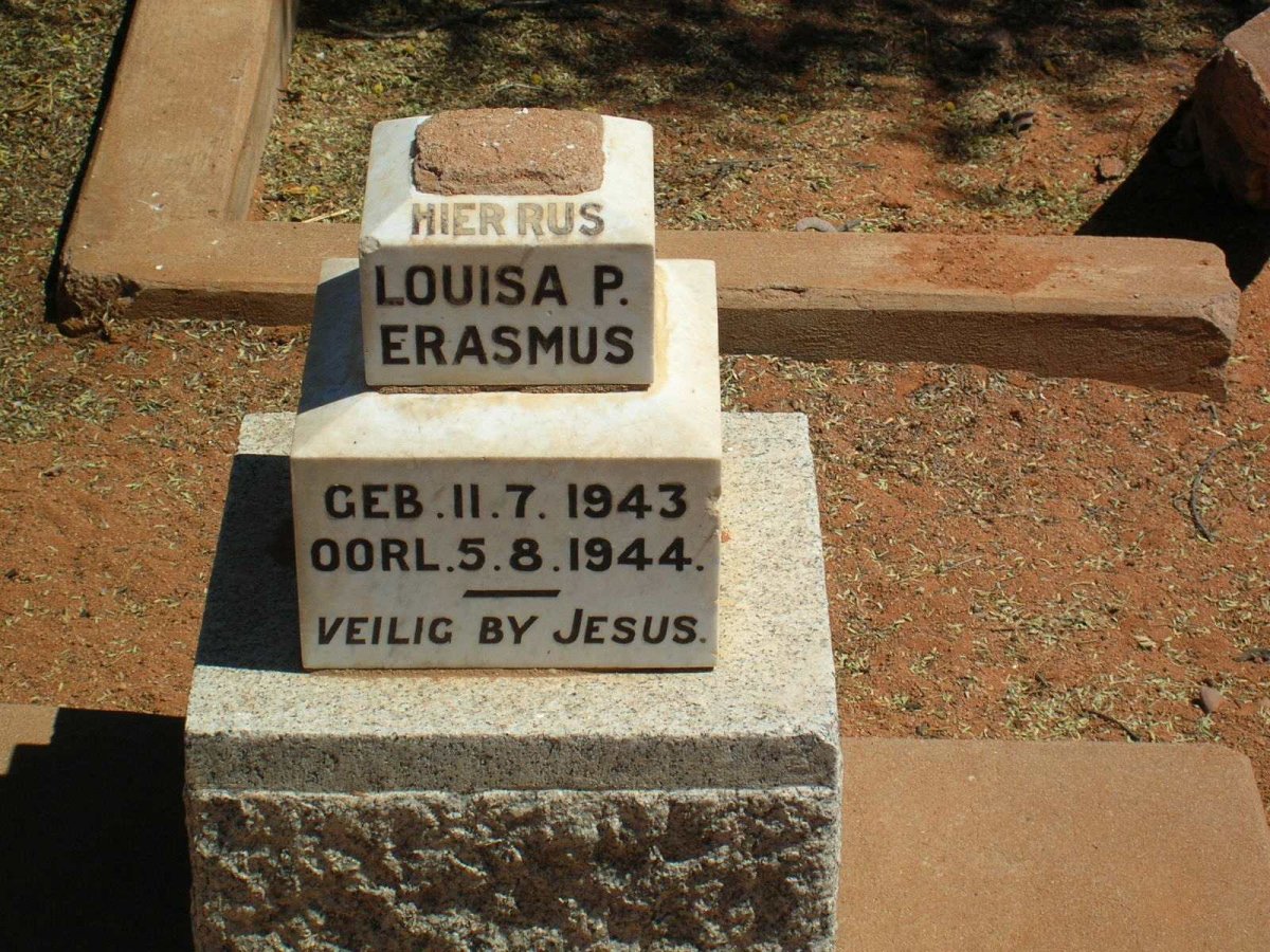 ERASMUS Louisa P. 1943-1944