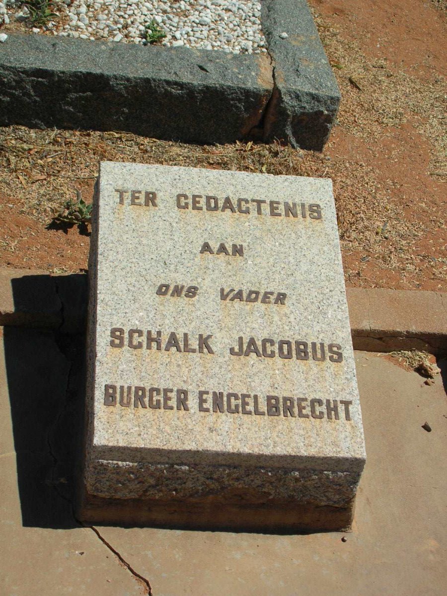 ENGELBRECHT Schalk Jacobus Burger
