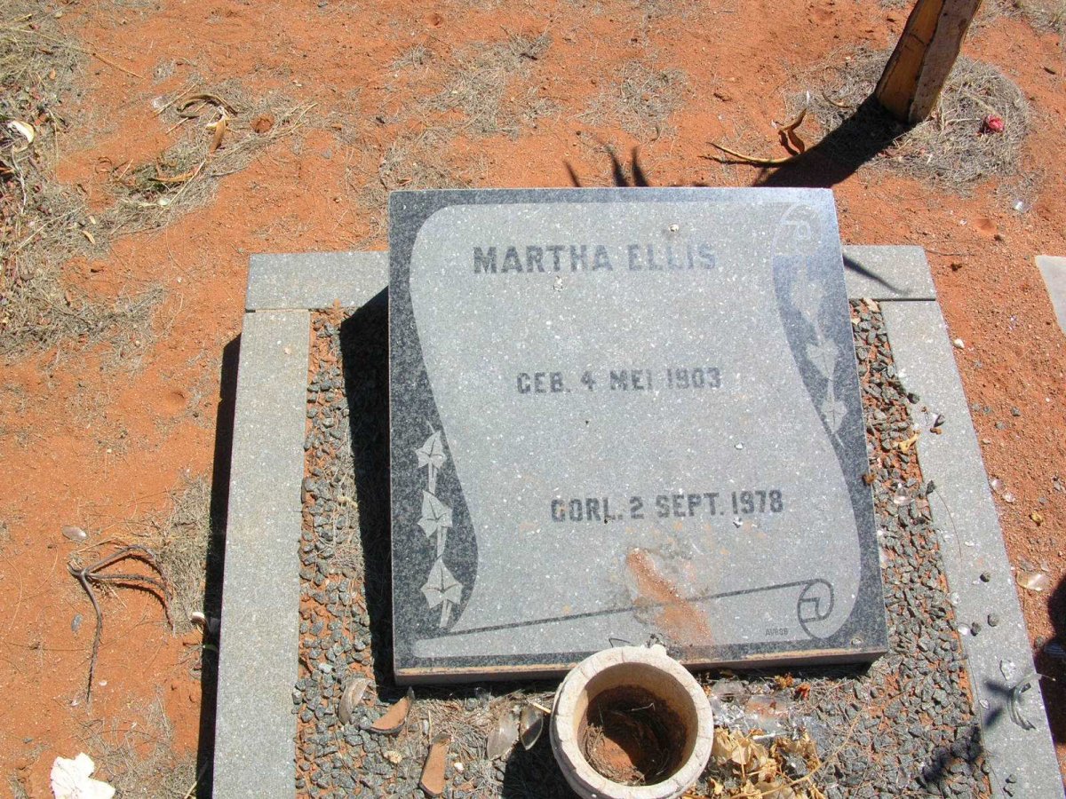 ELLIS Martha 1903-1978