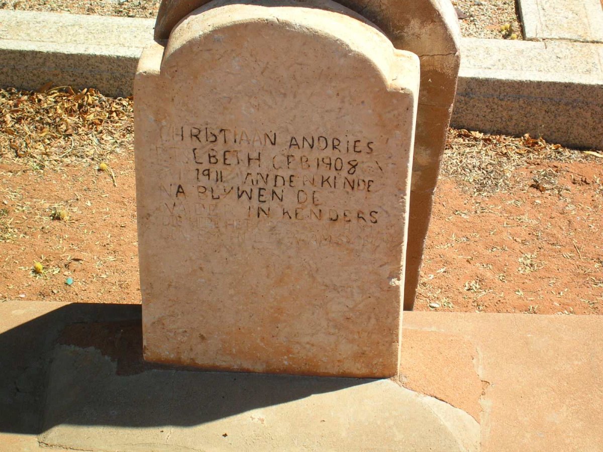 ETSEBETH Christiaan Andries 1908-1911