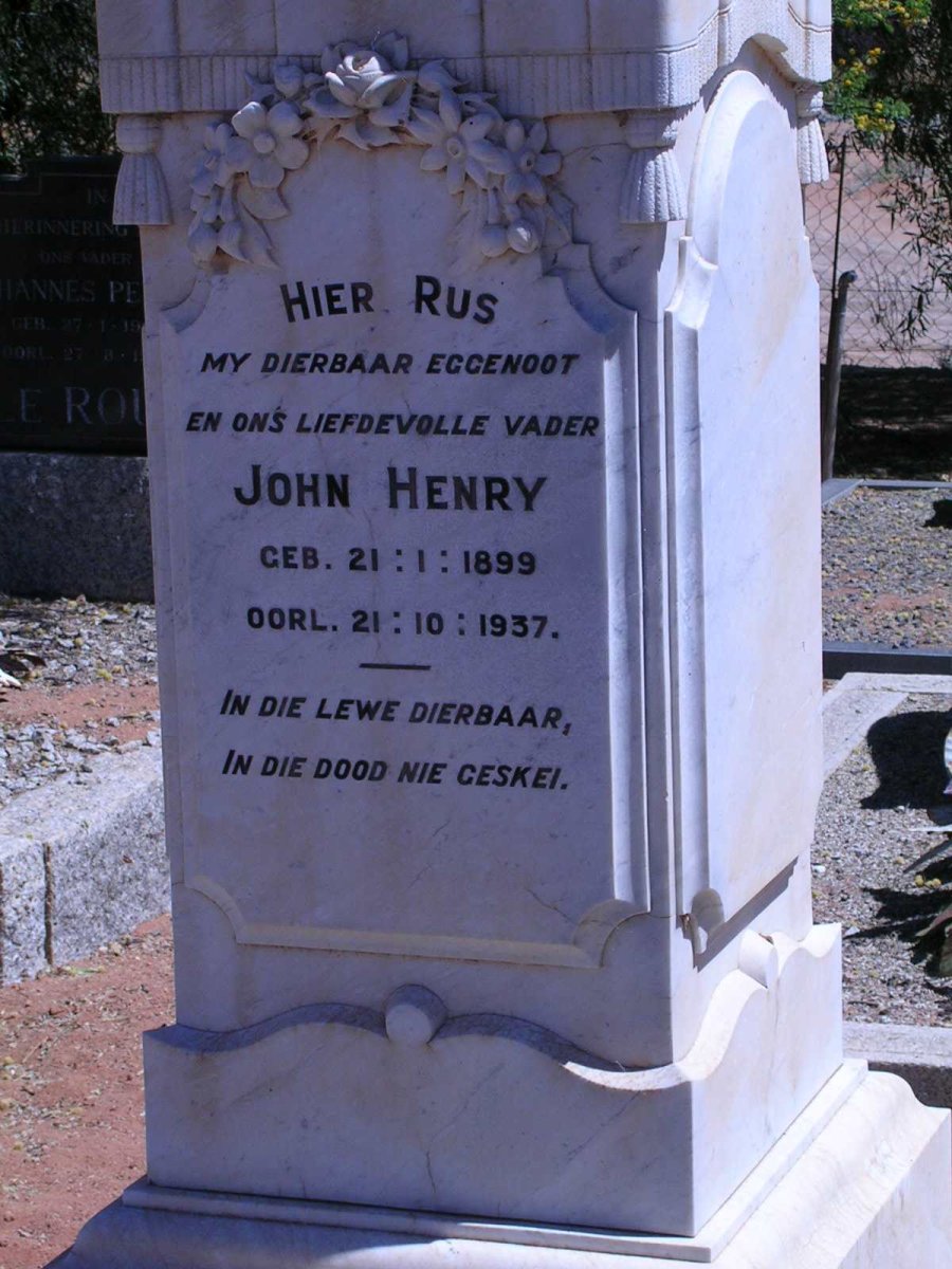 HENRY John 1899-1937