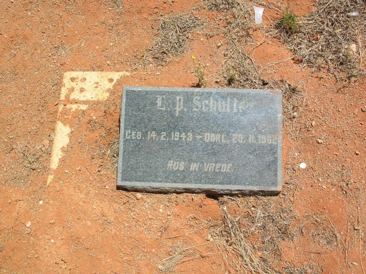 SCHUTTE L.P. 1943-1962
