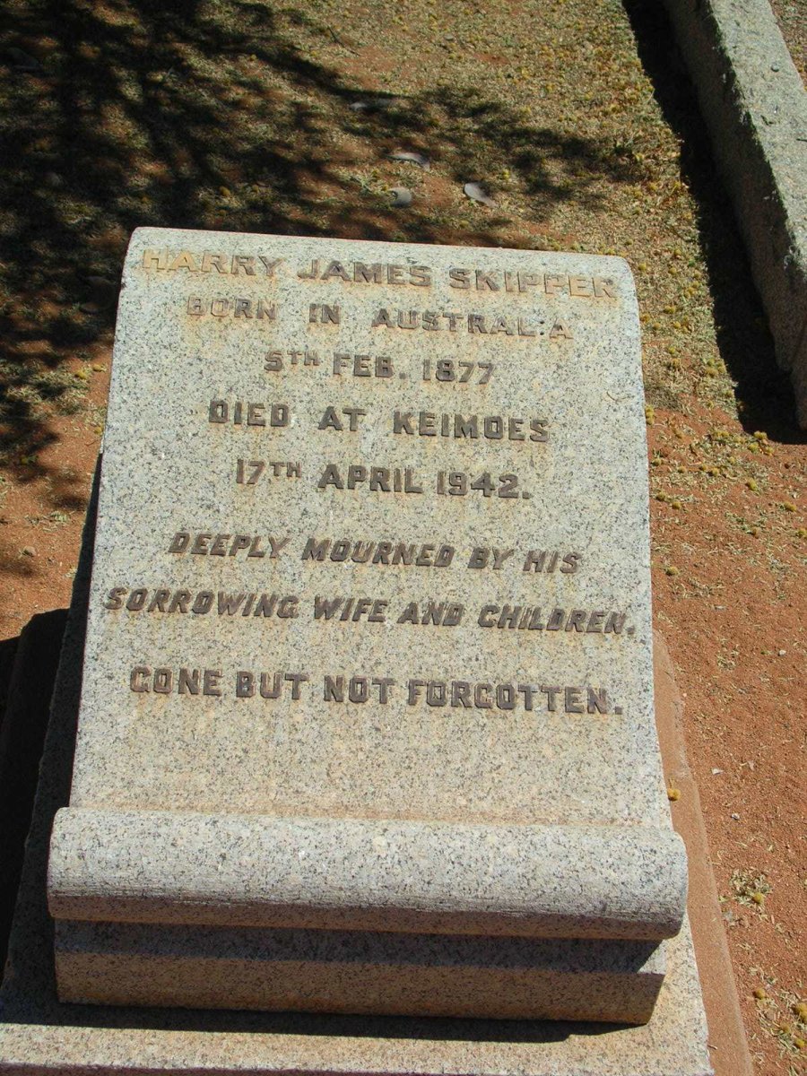 SKIPPER Harry James 1877-1942