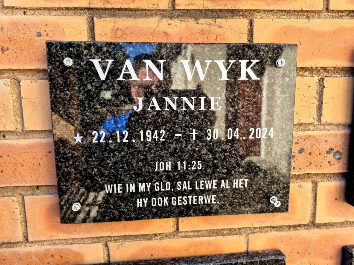 WYK Jannie, van 1942-2024