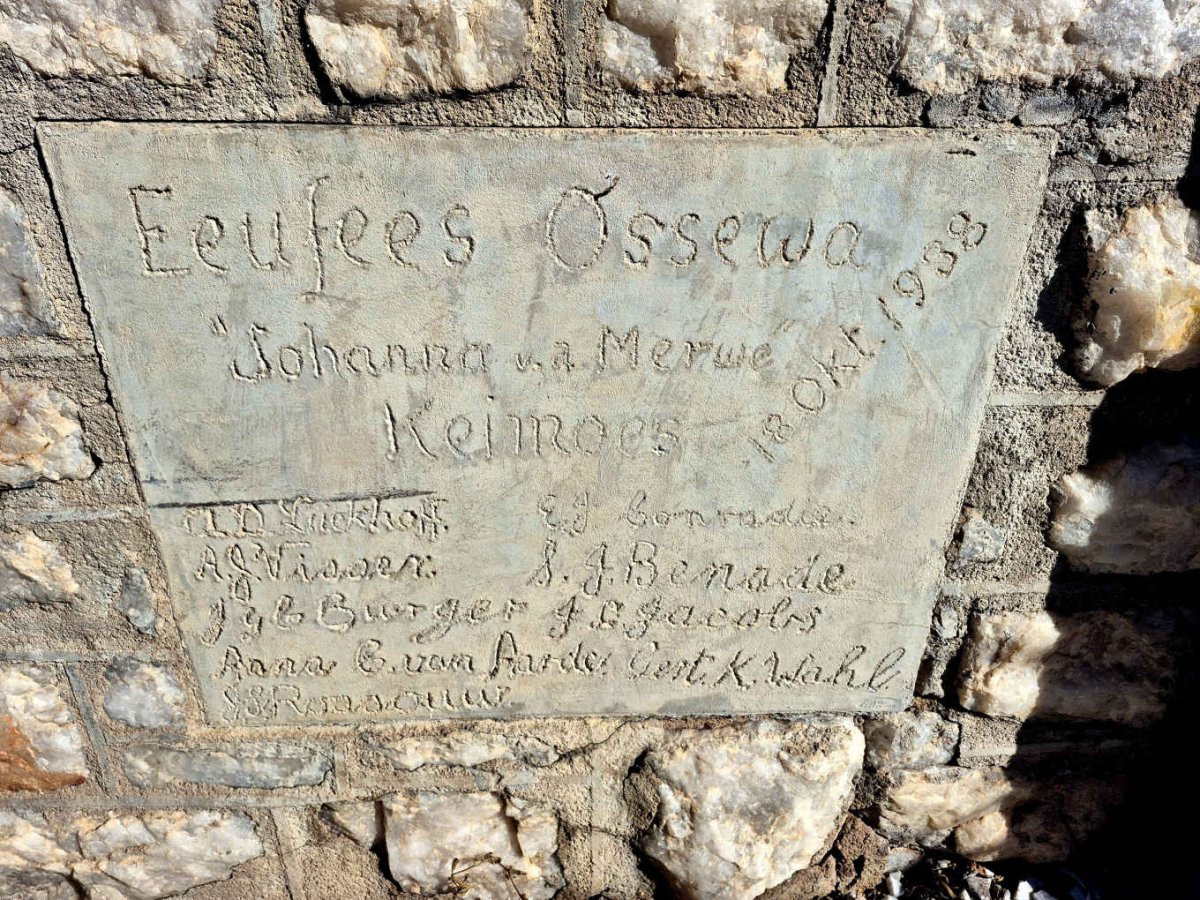 2. Eeufees Ossewa Johanna V.D. MERWE Gedenksuil: 1938_2