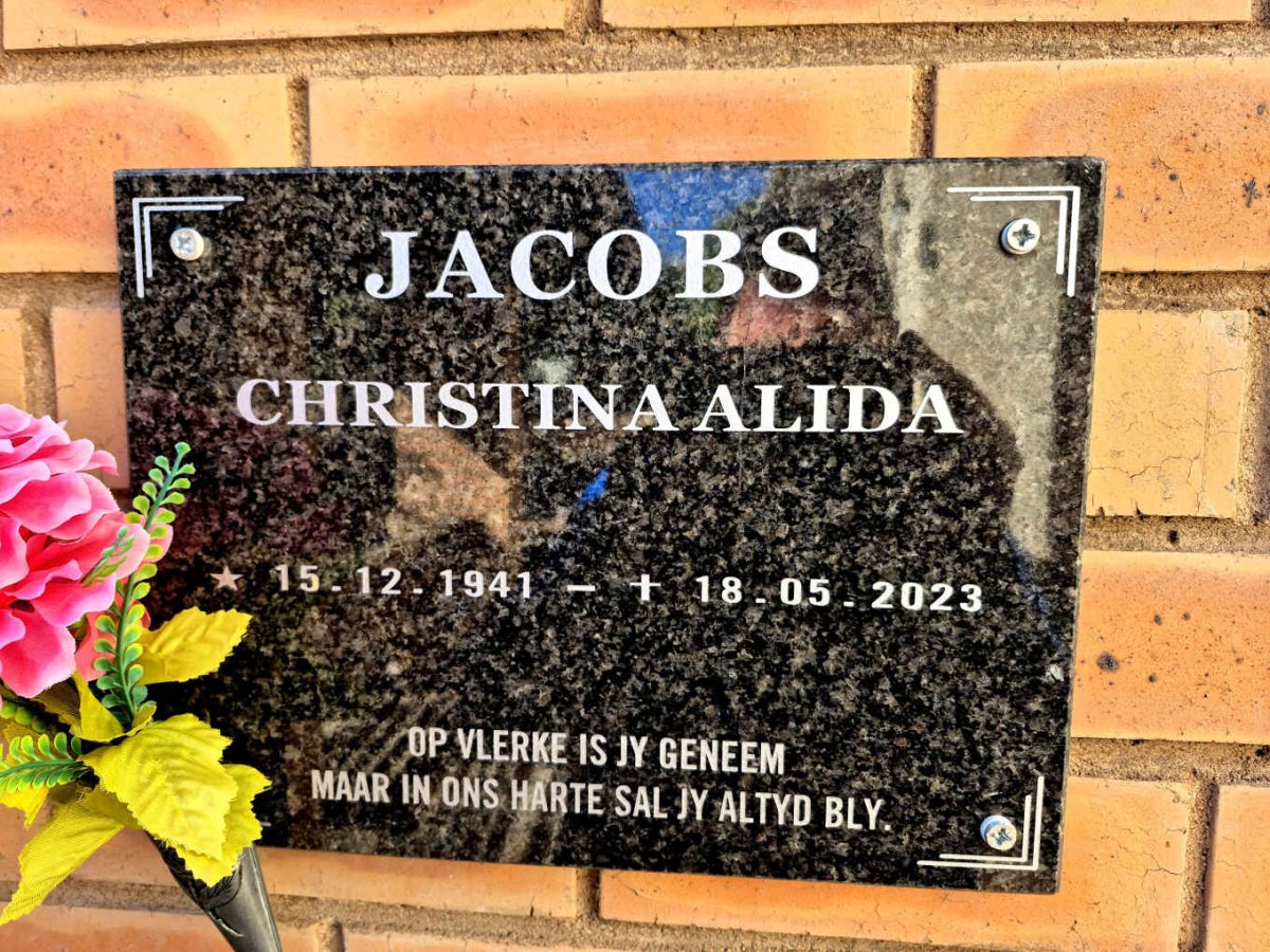 JACOBS Christina Alida 1941-2023