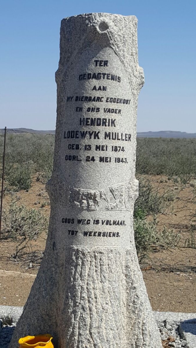 MULLER Hendrik Lodewyk 1874-1943 &amp; Cornelia Jacoba MOOLMAN 1880-1949
