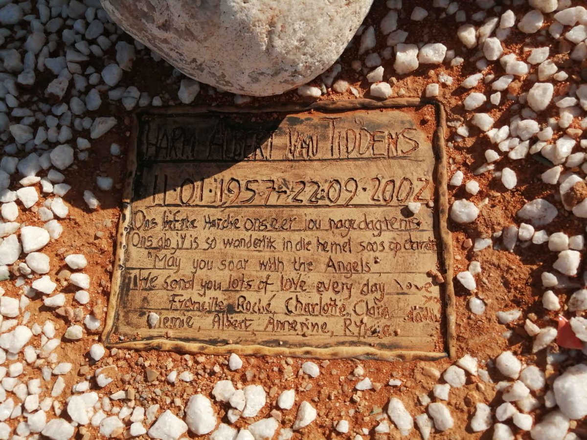 TIDDENS Harm Albert, van 1957-2002