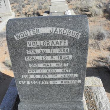 VOLLGRAAFF Wouter Jacobus 1888-1954
