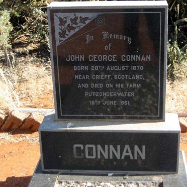 CONNAN John George 1870-1951