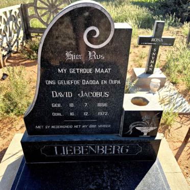 LIEBENBERG David Jacobus 1896-1972