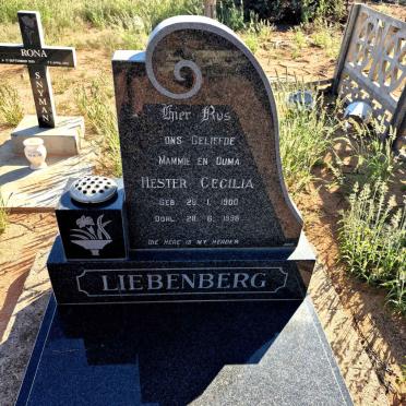 LIEBENBERG Hester Cecilia 1900-1996