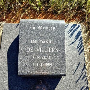 VILLIERS Jan Daniel, de 1911-1984