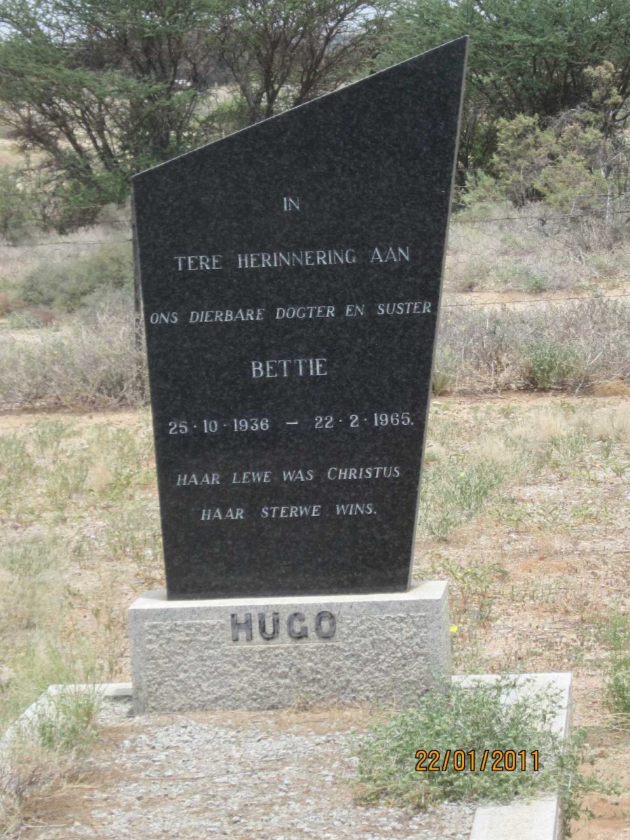 HUGO Bettie 1936-1965