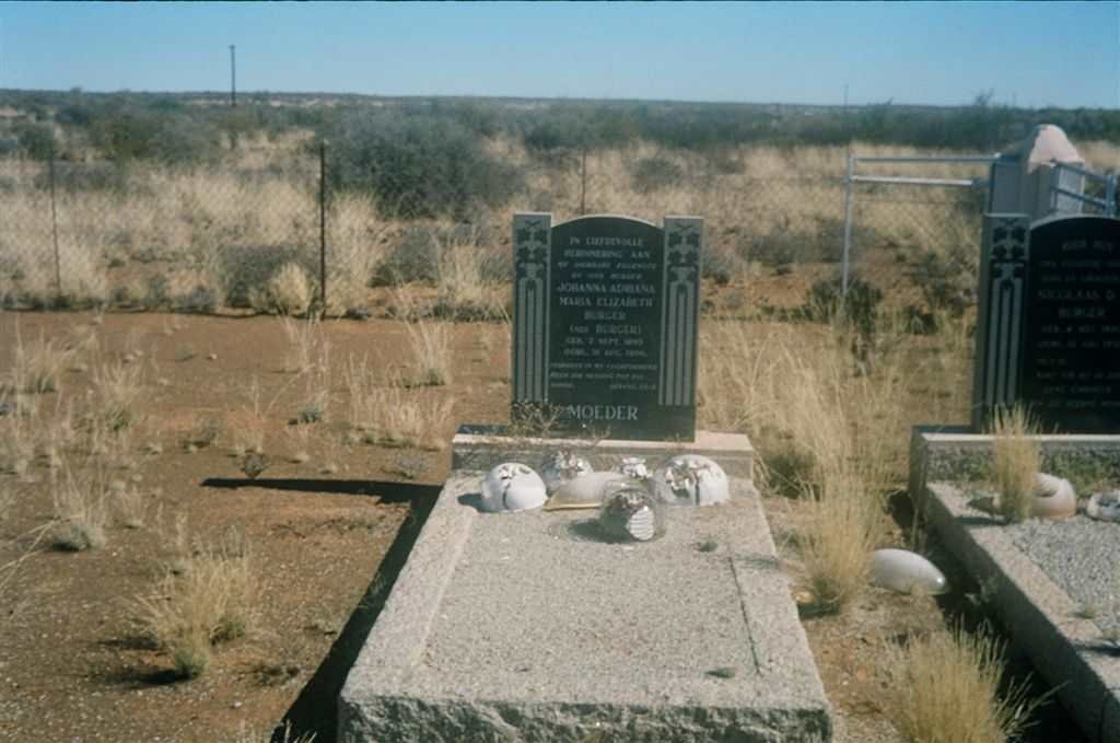 BURGER Johanna Adriana Maria Elizabeth nee BURGER 1893-1956