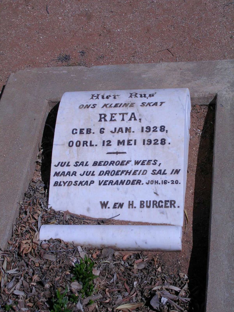 BURGER Reta 1928-1928