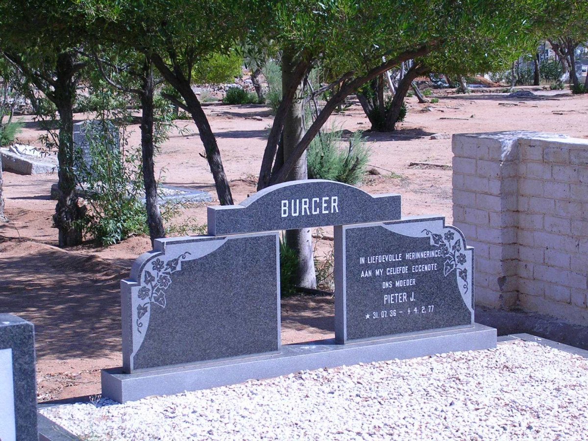 BURGER Pieter J. 1936-1977
